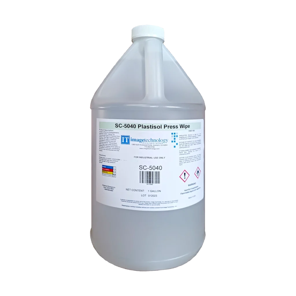 Plastisol Press Wipe — SC-5040 — 1 Gal